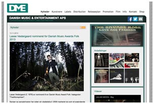 Danish Music & Entertainment - hjemmeside fra SiteNow