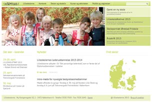 Lilleskolerne - hjemmeside fra SiteNow
