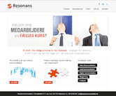 Resonans Kommunikation - hjemmeside i responsive design
