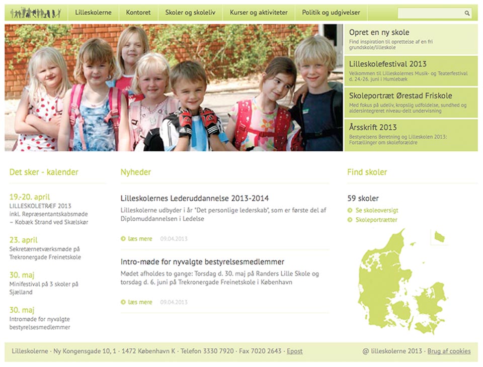 Hjemmeside til Lilleskolerne