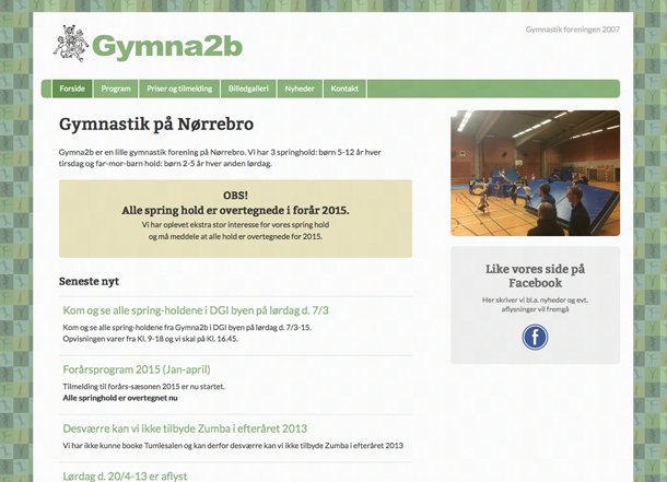 Gymna2b får ny hjemmeside